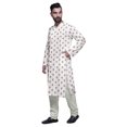 thumbnail image 2 of Atasi Kurta-Pyjama Long en Coton Imprimé pour Hommes, Kurta-Pyjama Décontracté de Designer, Vêtements, 2 of 5