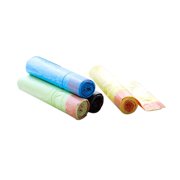 1 Roll Small Garbage Bag Drawstring Trash Bags Durable Plastic Home Kitchen Tool