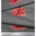 thumbnail image 2 of Soimoi Poly Georgette Fabric Artistic Flower Decor Fabric Printed Yard 42 Inch Wide, 2 of 3