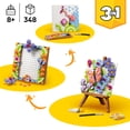 thumbnail image 3 of LEGO Creator 3 in 1 Floral Art Decor Painting - Building Toy for Girls & Boys, Ages 8+ - Kids Bedroom or Desk Decor with 3 Building Options - Gift for Birthdays - 31390, 3 of 7