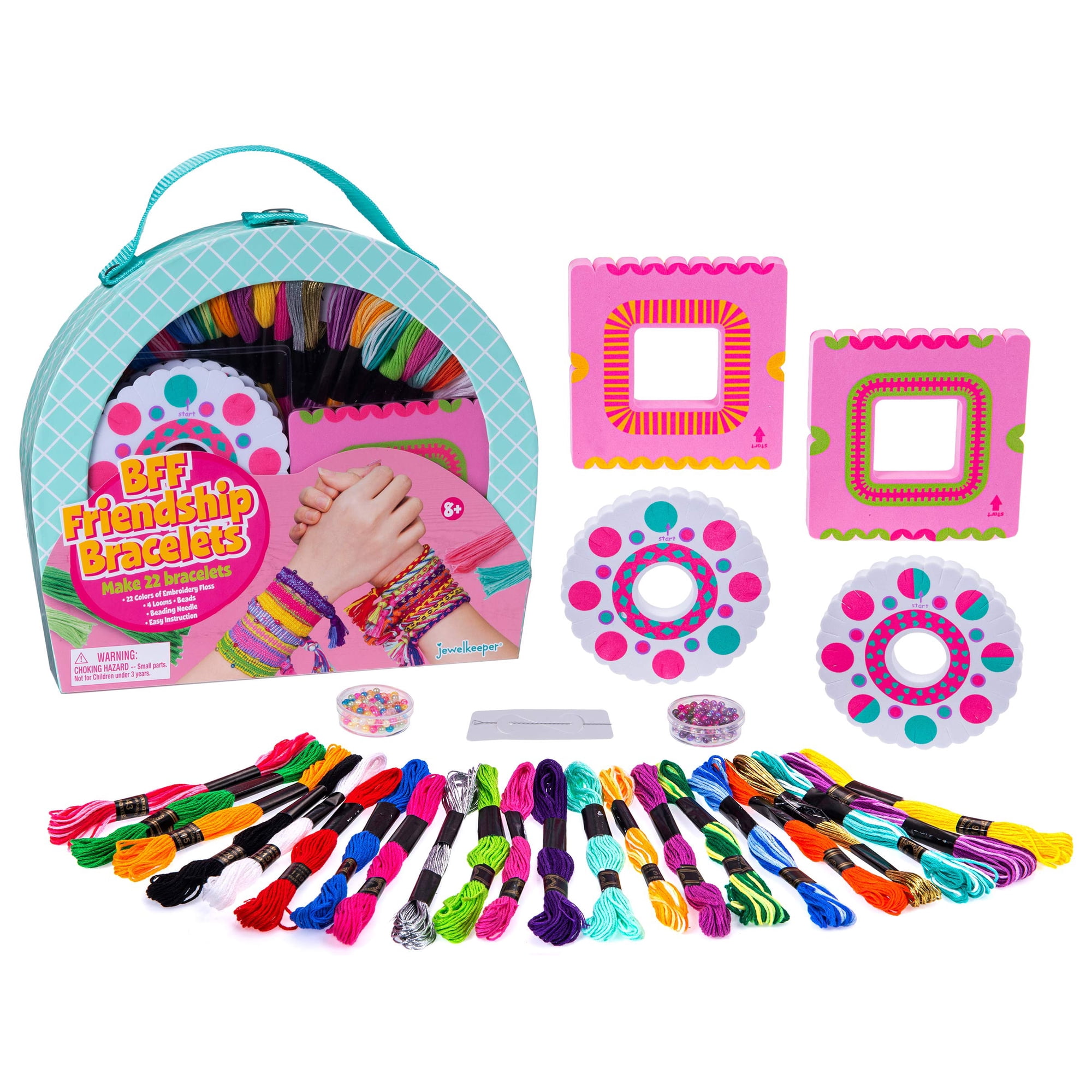 Jewelkeeper BFF Friendship Bracelet Activity Kit, DIY Bracelet
