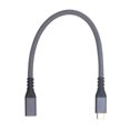 thumbnail image 2 of USB C Extension Cable, USB C 3.2 Gen 2 Male to Female Extender Cable, 240W Fast Charging & 20Gbps Data Transfer, for IOS Phone 15,, 2 of 7