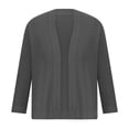 thumbnail image 3 of Cardigans pour Femmes Cardigan Blouse Décontractée pour Femmes Cardigan Doux et Ample Chandail Tricoté Hauts Courts Cardigan pour Femmes en Liquidation, 3 of 5