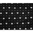 thumbnail image 4 of oneOone Polyester Lycra Fabric Dot & White Heart Print Fabric BTY 56 Inch Wide, 4 of 4