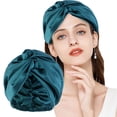 thumbnail image 1 of Satin Silk Sleep Bonnet for Women Extra Large Adjustable Reversible Curly Natural Hair Night Cap, 1 of 6