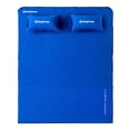 thumbnail image 1 of KingCamp Double Self Inflating Camping Sleeping Pad Mat w/ 2 Pillows, Blue, 1 of 6
