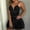 Black, variant on Sakmal Babydoll Moomoo House Dress for Women Short Soft Mesh Black Mumu Dress Sleeveless Lace Chemises for Women