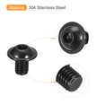 thumbnail image 4 of Unique Bargains Flanged Button Head Socket Cap Screws, 20 Pack M8x12mm 304 Stainless Steel Bolts, 4 of 5