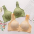 thumbnail image 4 of Yuyuzo Front Closure Bras for Women Plus Size 2 Pack Full Support Wireless Comfortable Everyday Bra, 4 of 4