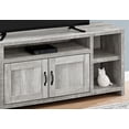 thumbnail image 2 of Monarch Specialties Tv Stand, 60 Inch, Console, Media Entertainment Center, Storage Cabinet, Living Room, Bedroom, Laminate, Grey, Transitional, 2 of 4