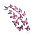 thumbnail image 4 of relayinert Autocollants Muraux Décoratifs Papillons - Bel Ajout à la Maison Multiples LK12 Rouge Rose 5Ensemble, 4 of 6