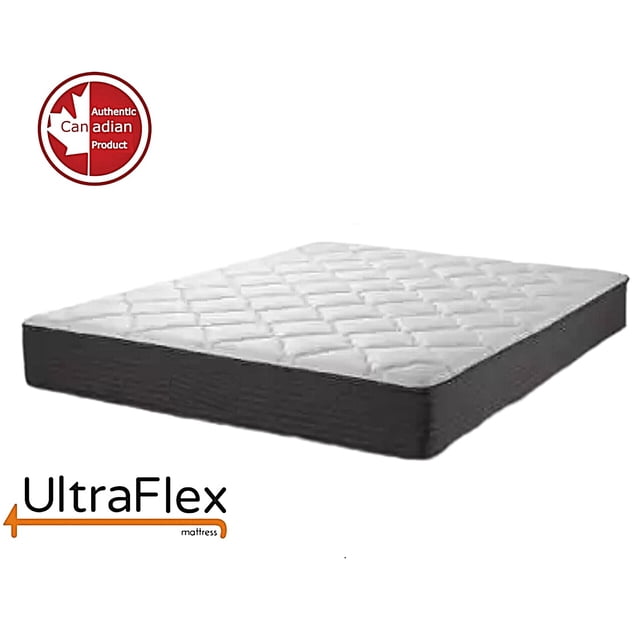 UltraFlex SPLENDOUR- Double-Sided, Reversible (Can Be Flipped), Orthopaedic Innerspring Premium Foam Encased, Eco-friendly Hybrid Mattress With Edge Guard Supports (Made in Canada)