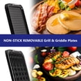 thumbnail image 4 of CUSIMAX 1500Watts Smokeless Indoor Grill & Griddle - Turbo Smoke Extraction, Non-Stick Double Removable Plates, Ideal for Korean BBQ, 4 of 6