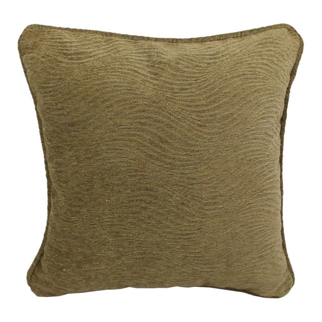 18-inch Double-corded Square Patterned Jacquard Chenille Throw PIllow with Insert