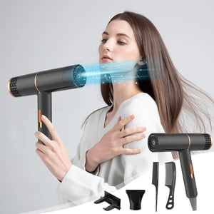 Amzcrzy Kitchen Appliances, Kitchen & Dining, Home Appliances, Small Appliances, Hair Dryer High-power Hair Dryer Home Hair Dryer Hot Wind Comb Hair Salon Blowing Comb handheld hairdryer