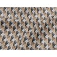 thumbnail image 4 of oneOone Viscose Jersey Light Brown Fabric Triangle Geometric Sewing Craft Projects Fabric Prints By Yard 60 Inch Wide, 4 of 5