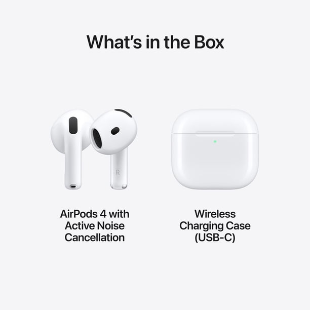 Apple AirPods 4 with Active Noise Cancellation - Walmart.ca