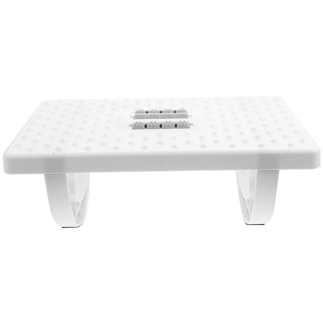 Shisuyan Foot Support Office Foot Rest Under Desk Ergonomic White ABS Leg Muscle Exercise 1Pcs
