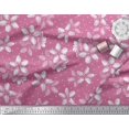 thumbnail image 2 of Soimoi Pink Poly Georgette Fabric Dot & Floral Printed Craft Fabric by The Yard 52 Inch Wide, 2 of 3