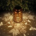 thumbnail image 2 of Solar Lights Outdoor 1 Pc Solar Light Led Lantern Hanging Solar Lantern Outdoor Decor Solar Patio Lamp Solar Lantern Light Romantic Hanging Light Table Light Desk Lamp Hollow Out, 2 of 7