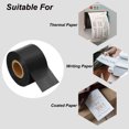 thumbnail image 4 of Unique Bargains 1.57'x918' (40mmx280m) Wax Thermal Transfer Ribbon, 2 Roll 1' Core Ink Out Barcode Printer Ribbon, Black, 4 of 6