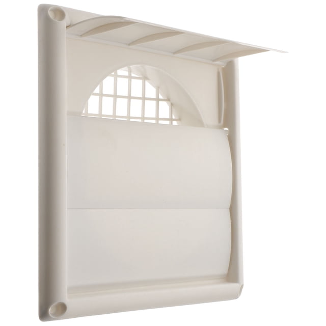Homoyoyo Breathable Outside Dryer Vent Cover Ventilation Cover White ABS 1Set Outdoor Use