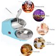 thumbnail image 4 of Ice Crusher Consumer and Commercial Ice Shaver Machine Portable Large-Capacity Electric Snow Cone Machine Small Ice Crusher for Cold Drinks in Bar and Restaurant Parties,Blue, 4 of 6