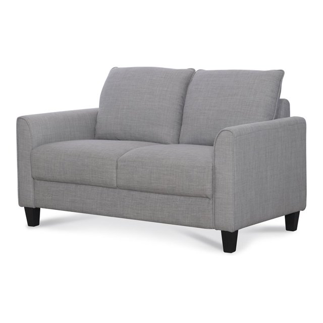 HFO Brooklynn Tissu Polyester de Transition Siège Rembourré en Gris Clair