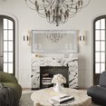 thumbnail image 3 of Wisfor 1.2M Oversized Luxury Decorative Wall Mirror Crushed Diamond Full Length Mirror, 3 of 8