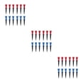 thumbnail image 3 of Langgg Lot de 12 pour T-Shirts de Golf Ballon en Plastique Support Stable Réutilisable Extérieur Intérieur Golf Sports Entraînement Pratique pour Golfeurs 6 Pcs Rouge+6 Pcs Bleu 58mm 3Ensemble, 3 of 6