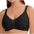 thumbnail image 1 of biudgviw Wireless Bras for Women Seamless Plus Size Soft Support Mesh Full Coverage Bras Comfortable Everyday Bralettes, 1 of 3