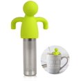 thumbnail image 1 of Tea Infuser for Loose Leaf Tea Cute Tea Strainer Ball Stainless Steel Extra Fine Mesh Tea Steeper Filter for Cup Mug Silicone Handle（Green）, 1 of 7