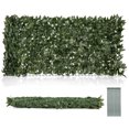 thumbnail image 1 of Costway 120" x 40" Artificial Lily Leaf Privacy Fence Sun-protective Greenery Backdrop, 1 of 10