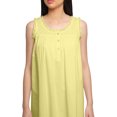thumbnail image 3 of Moomaya Cotton A-Line Sleepwear For Ladies Round Neck Button Placket Nightdress, 3 of 6