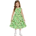 thumbnail image 4 of RXIRUCGD 2025 Vêtements d'Été pour Enfants Tout-Petits Filles Mignon Imprimé Fleuri Camisole Extensible Robe Sans Manches Robe Ligne A, 4 of 7