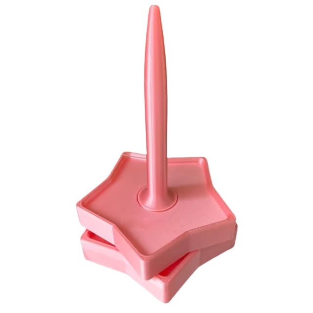 Clearance! Yarn Spinners/Holders Star Shaped Plastic Yarn & Thread Holder with Twirling Mechanism Heart Shaped Design Smooth Yarn Holder for Crocheting for Craft One Size Multi-Color