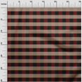 thumbnail image 2 of oneOone Silk Tabby Black Fabric Gingham Check Craft Projects Decor Fabric Printed By The Yard 42 Inch Wide, 2 of 4