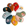 thumbnail image 2 of Almencla 9 Pcs Couvre-Chef en Cuir PU pour Golf en Fer Couvre-Chef de Club de Golf Protecteur Équipement Multicolore, 2 of 8