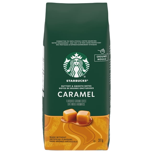 STARBUCKS Caramel Flavoured Ground Coffee Bag