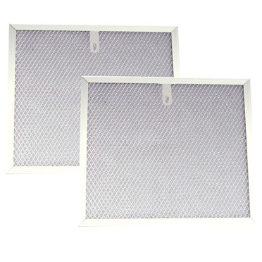suyin 2 Pcs Filtres pour Hotte de Cuisinière Acc187 Filtre à Graisse en Aluminium 315 X 276 X 9 mm