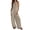 Beige, variant on HJYCHN Womens Jumpsuit White Pleated Wide Leg Flowy Summer Resort Piece Jumpsuits for Women Beige XL