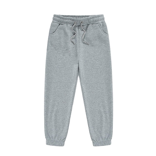 Boys Sweatpants Summer Sports Elastic Solid Breathable Athletic Pant Grey Trendy Jogger Trousers 4-5T