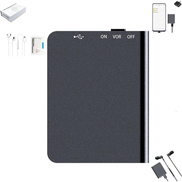 Recordix Magnetic Voice Recorder,Mini Magnetic Voice Recorder with Playback,Recordix Mini Playback V-oice R-ecorder,Portable Digital Recorders for Lectures,Meetings,Interviews, and Travel