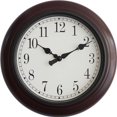 thumbnail image 1 of hometrends Wood Wall Clock, 1 of 3