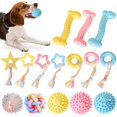 thumbnail image 3 of 2PCS Bone Dog Toy Interactive Dog Squeaky Toy Puppy Bite Toy Rubber Dog Toy, 3 of 10