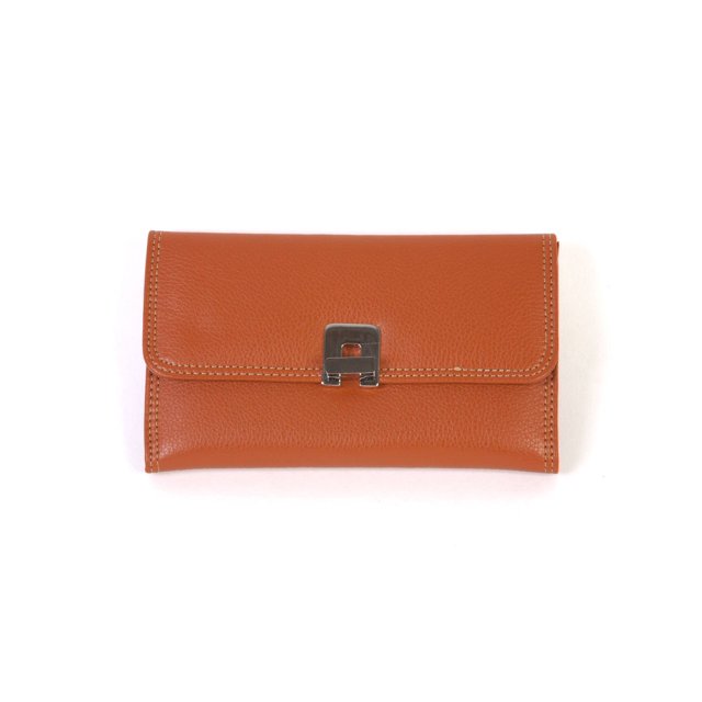 Tosca Womens Clutch Wallet Organizer - Dark Orange