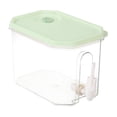 thumbnail image 2 of Distributeur de Boissons Réfrigéré avec Robinet - Récipient de Stockage de Boissons Étanche, Carafe Transparente pour Jus Et, Vert, JKODE, 2 of 7