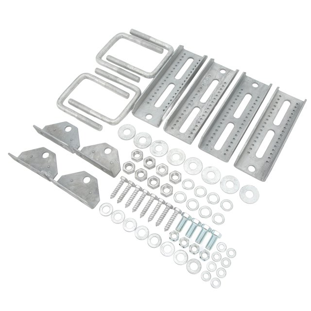Kit de Support Pivotant pour Lit Superposé, Construction Robuste Support Supérieur Pivotant pour Remorque de Bateau 3x3