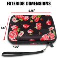 thumbnail image 4 of Étui Rigide de Voyage pour iPod Compatible avec Apple iPod Touch (7e Génération, 6e Génération, 5e Génération), Étui pour Lecteur MP3 Étui iPod avec Extérieur Résistant à l'Eau, Dragonne - Floral, 4 of 10