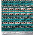 thumbnail image 1 of Soimoi Modal Satin Fabric Aztec Southwestern Printed Fabric 1 Yard 42 Inch Wide, 1 of 3